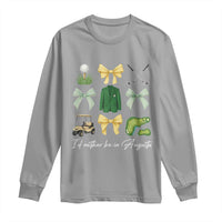 Funny Id Rather Be In Augusta Coquette Golfer Long Sleeve Shirt Georgia Golf Traditions Golfing Fan Aesthetic
