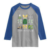 Funny Id Rather Be In Augusta Coquette Golfer Raglan Shirt Georgia Golf Traditions Golfing Fan Aesthetic