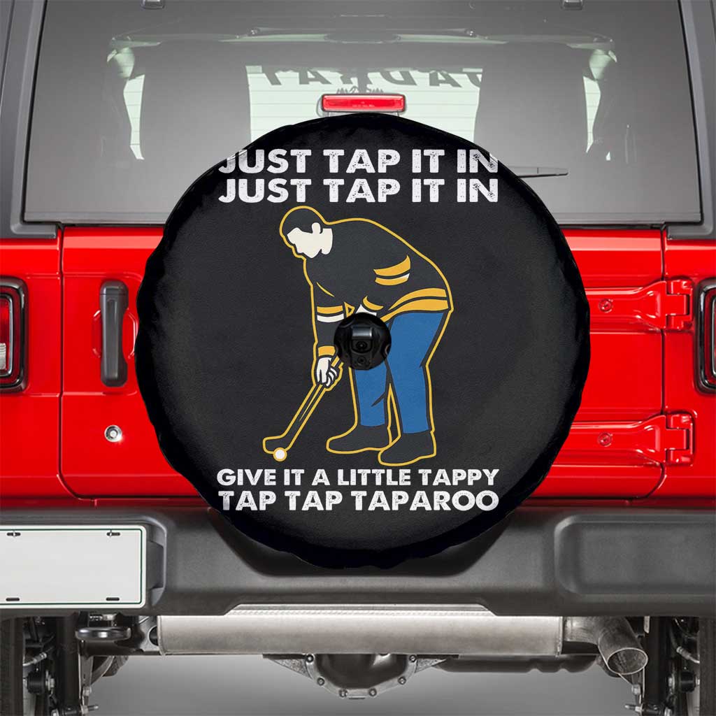 Just Tap It In Funny Golfer Spare Tire Cover Tappy Tap Taparoo Putting Golfing Humor Retro Golf Lover