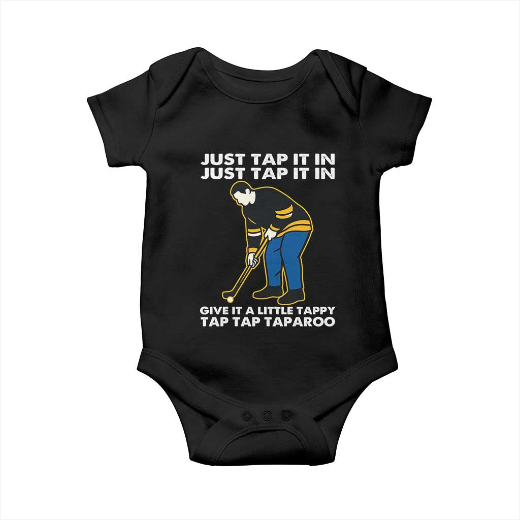 Just Tap It In Funny Golfer Baby Onesie Tappy Tap Taparoo Putting Golfing Humor Retro Golf Lover