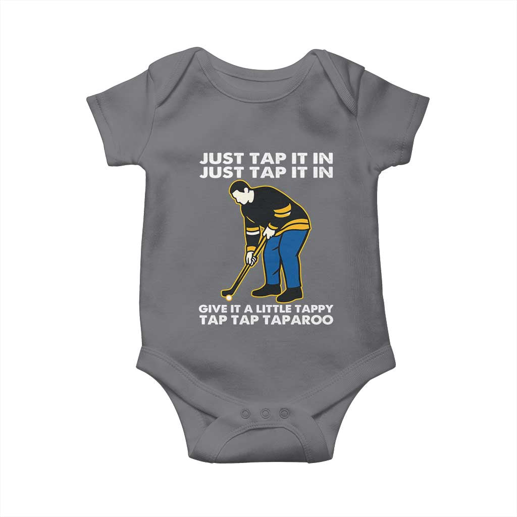 Just Tap It In Funny Golfer Baby Onesie Tappy Tap Taparoo Putting Golfing Humor Retro Golf Lover
