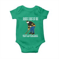 Just Tap It In Funny Golfer Baby Onesie Tappy Tap Taparoo Putting Golfing Humor Retro Golf Lover