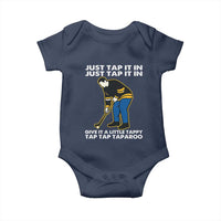 Just Tap It In Funny Golfer Baby Onesie Tappy Tap Taparoo Putting Golfing Humor Retro Golf Lover