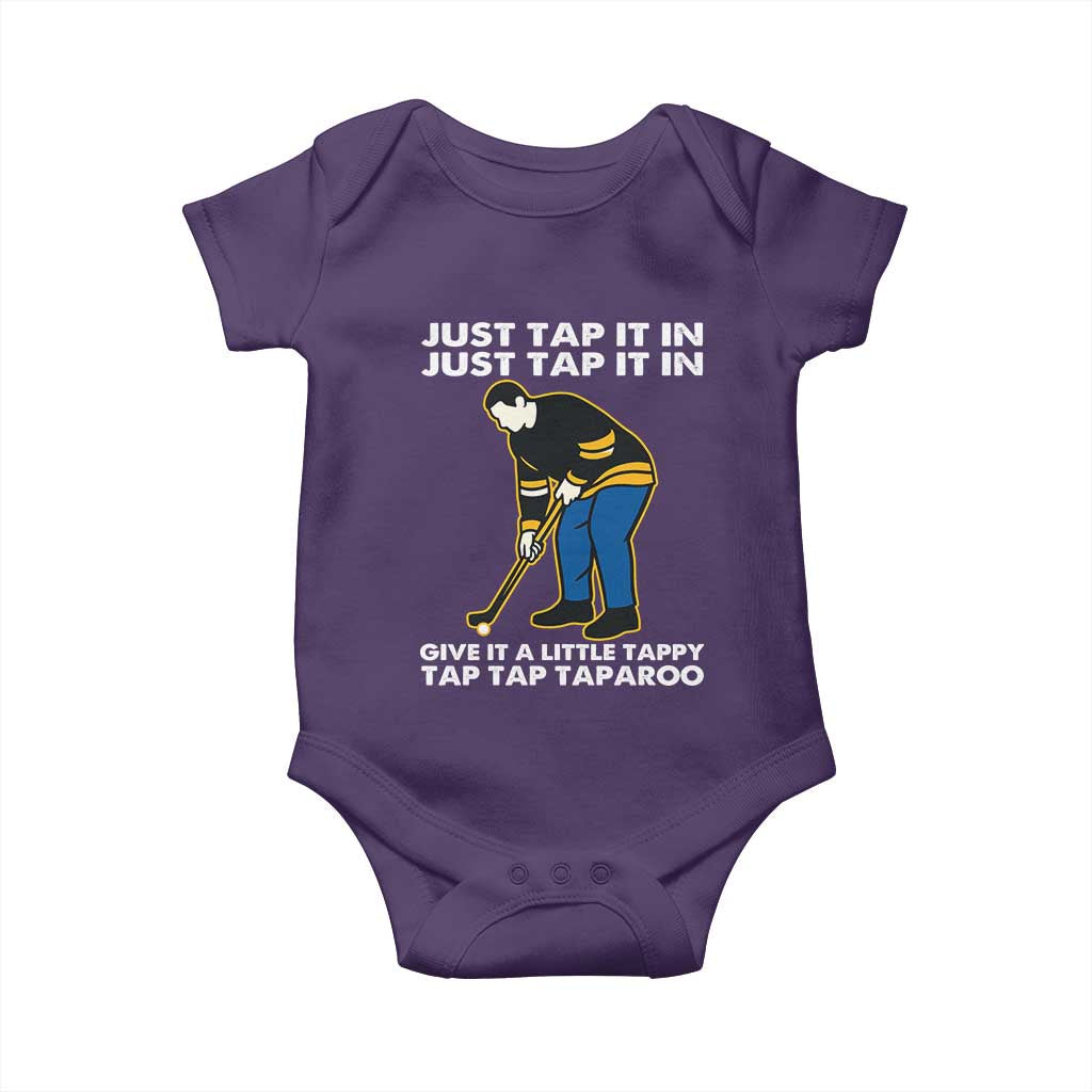 Just Tap It In Funny Golfer Baby Onesie Tappy Tap Taparoo Putting Golfing Humor Retro Golf Lover