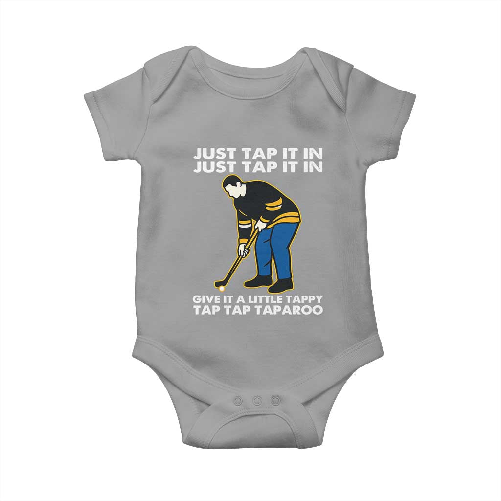 Just Tap It In Funny Golfer Baby Onesie Tappy Tap Taparoo Putting Golfing Humor Retro Golf Lover