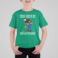 Just Tap It In Funny Golfer T Shirt For Kid Tappy Tap Taparoo Putting Golfing Humor Retro Golf Lover