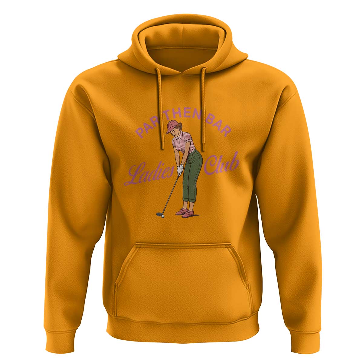 Par Then Bar Ladies Club Vintage Hoodie Retro Womens Golfing 19th Hole Humor Preppy Country
