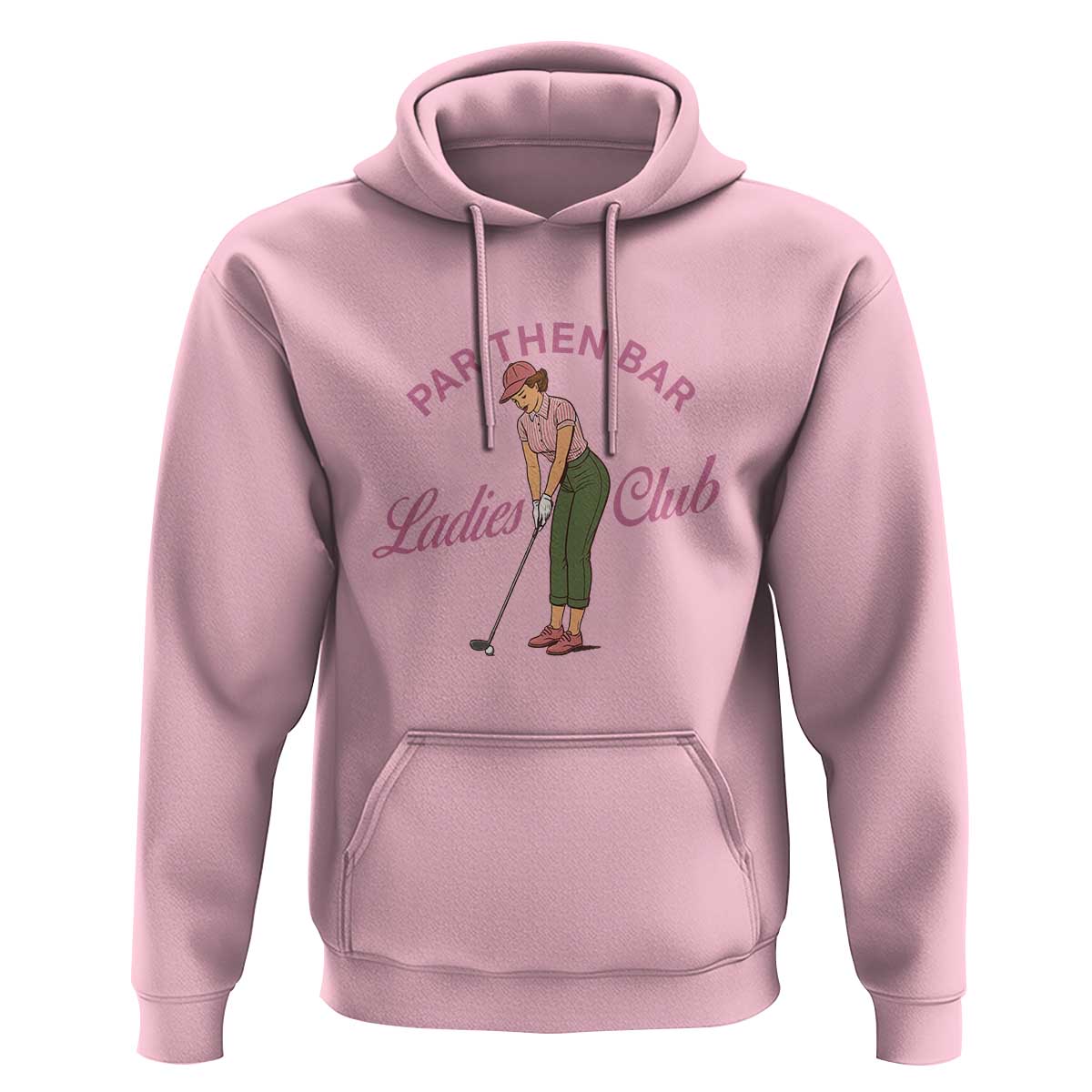 Par Then Bar Ladies Club Vintage Hoodie Retro Womens Golfing 19th Hole Humor Preppy Country