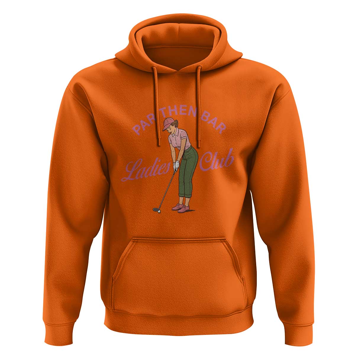 Par Then Bar Ladies Club Vintage Hoodie Retro Womens Golfing 19th Hole Humor Preppy Country