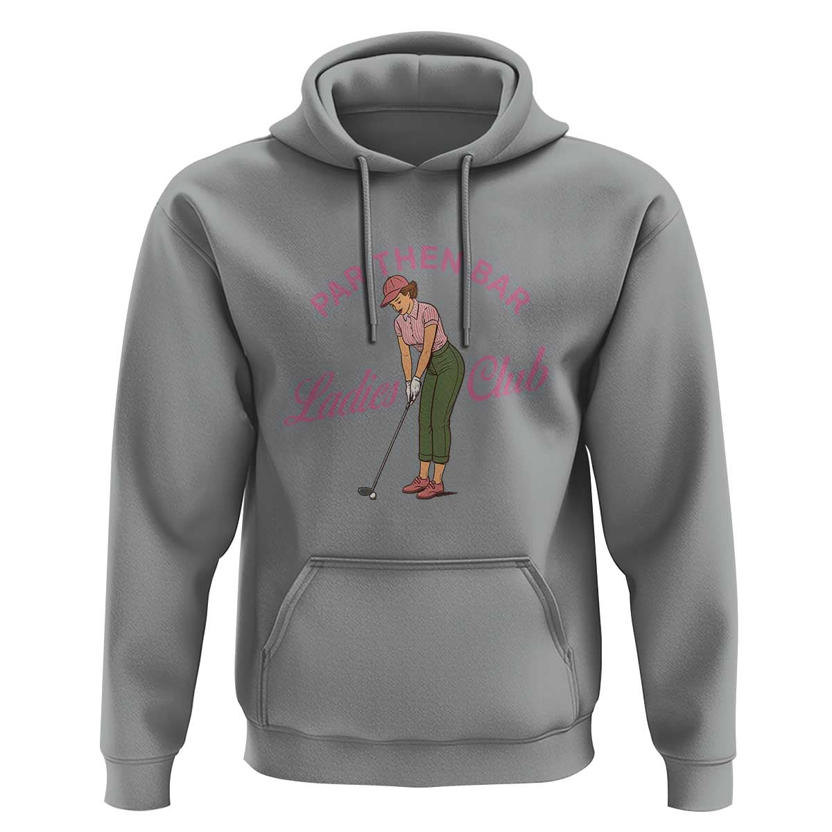 Par Then Bar Ladies Club Vintage Hoodie Retro Womens Golfing 19th Hole Humor Preppy Country