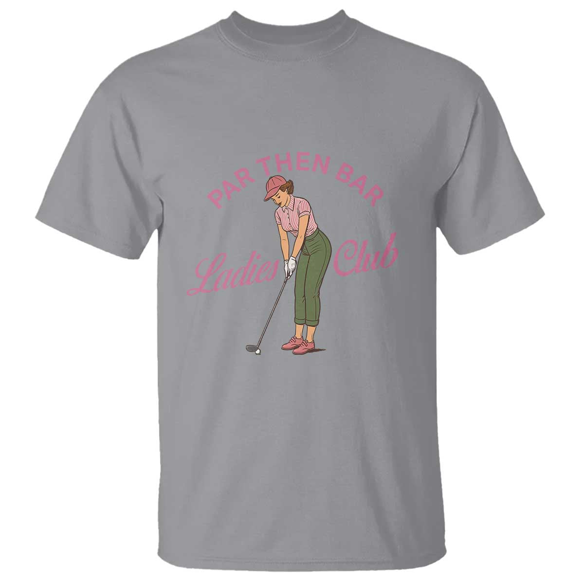 Par Then Bar Ladies Club Vintage T Shirt Retro Womens Golfing 19th Hole Humor Preppy Country