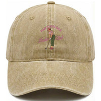 Par Then Bar Ladies Club Vintage Washed Cotton Baseball Cap Retro Womens Golfing 19th Hole Humor Preppy Country