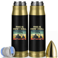 This Is How I Roll Golf Cart Retro 70s 80s Bullet Tumbler Vintage Golfing Lover Golfer Country Club Lifestyle