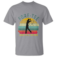 Fore-Tee And Still On Par Funny 40th Birthday Golf T Shirt Milestone Birthday Gift for Golfers Retro Sporty