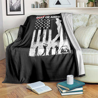 Golf Of America Patriotic USA Flag Throw Blanket Funny Golfing Pun American Sports Gift for Patriotic Golfers n Dads