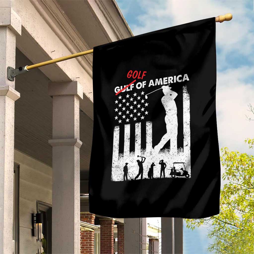 Golf Of America Patriotic USA Flag Garden Flag Funny Golfing Pun American Sports Gift for Patriotic Golfers n Dads