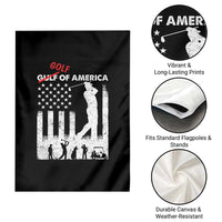 Golf Of America Patriotic USA Flag Garden Flag Funny Golfing Pun American Sports Gift for Patriotic Golfers n Dads