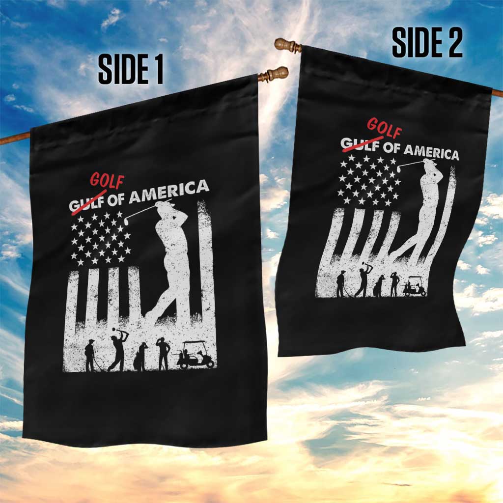 Golf Of America Patriotic USA Flag Garden Flag Funny Golfing Pun American Sports Gift for Patriotic Golfers n Dads