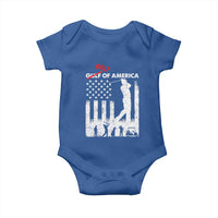 Golf Of America Patriotic USA Flag Baby Onesie Funny Golfing Pun American Sports Gift for Patriotic Golfers n Dads