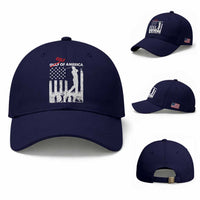 Golf Of America Patriotic USA Flag Baseball Cap Funny Golfing Pun American Sports Gift for Patriotic Golfers n Dads