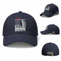 Golf Of America Patriotic USA Flag Baseball Cap Funny Golfing Pun American Sports Gift for Patriotic Golfers n Dads