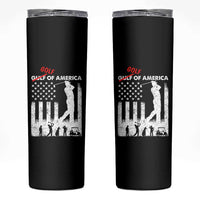 Golf Of America Patriotic USA Flag Skinny Tumbler Funny Golfing Pun American Sports Gift for Patriotic Golfers n Dads