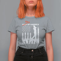 Golf Of America Patriotic USA Flag T Shirt For Women Funny Golfing Pun American Sports Gift for Patriotic Golfers n Dads