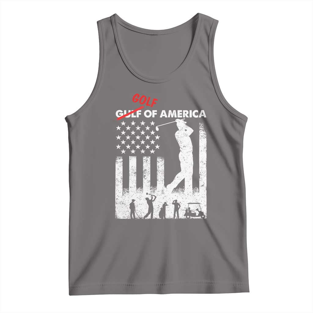Golf Of America Patriotic USA Flag Tank Top Funny Golfing Pun American Sports Gift for Patriotic Golfers n Dads