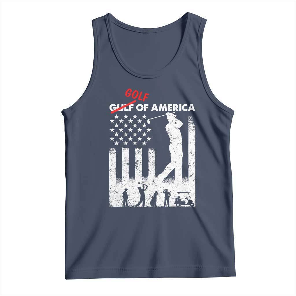 Golf Of America Patriotic USA Flag Tank Top Funny Golfing Pun American Sports Gift for Patriotic Golfers n Dads