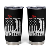 Golf Of America Patriotic USA Flag Tumbler Cup Funny Golfing Pun American Sports Gift for Patriotic Golfers n Dads