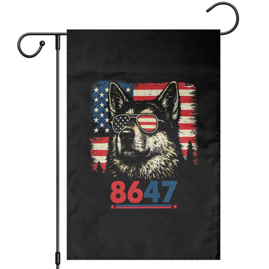 Vintage Patriotic German Shepherd 1776 Graphic Garden Flag American Flag Sunglasses Cool Dog 4th of July Distressed