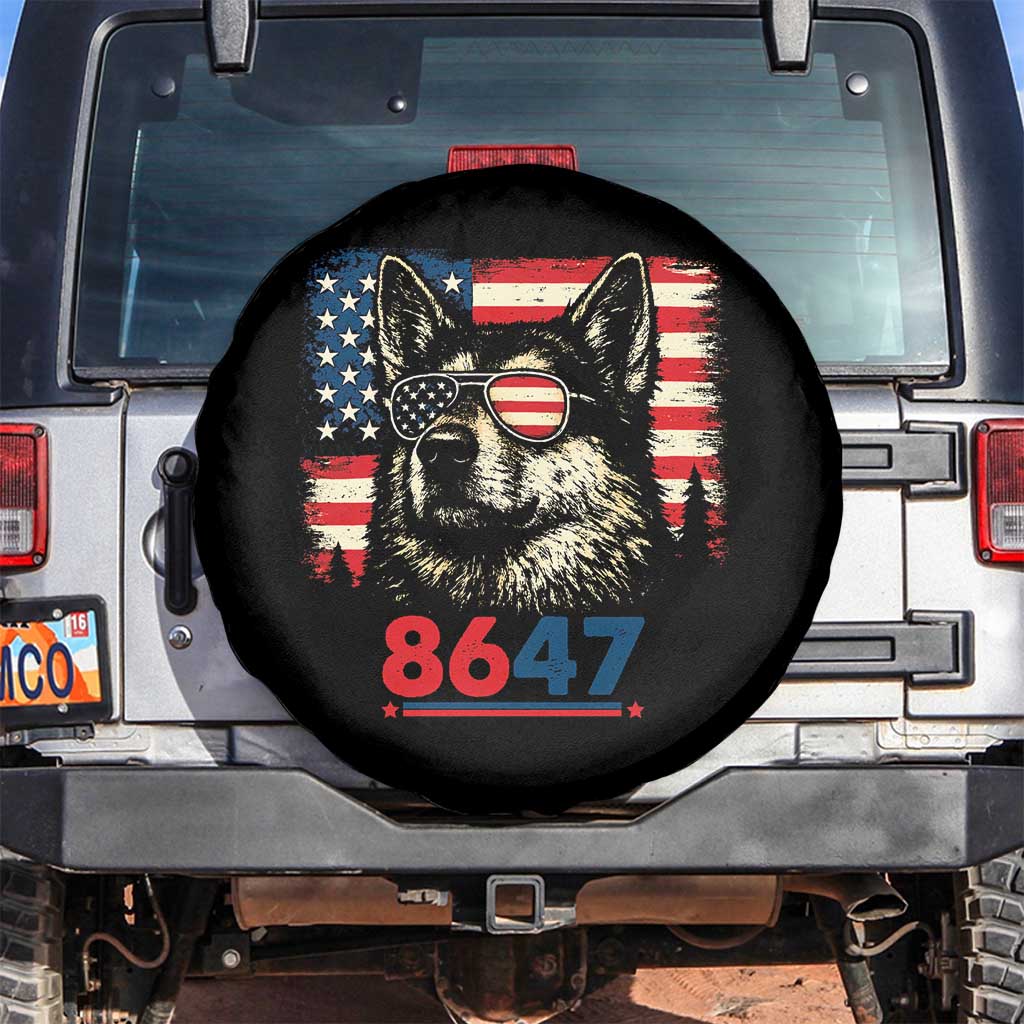 Vintage Patriotic German Shepherd 1776 Graphic Spare Tire Cover American Flag Sunglasses Cool Dog 4th of July Distressed