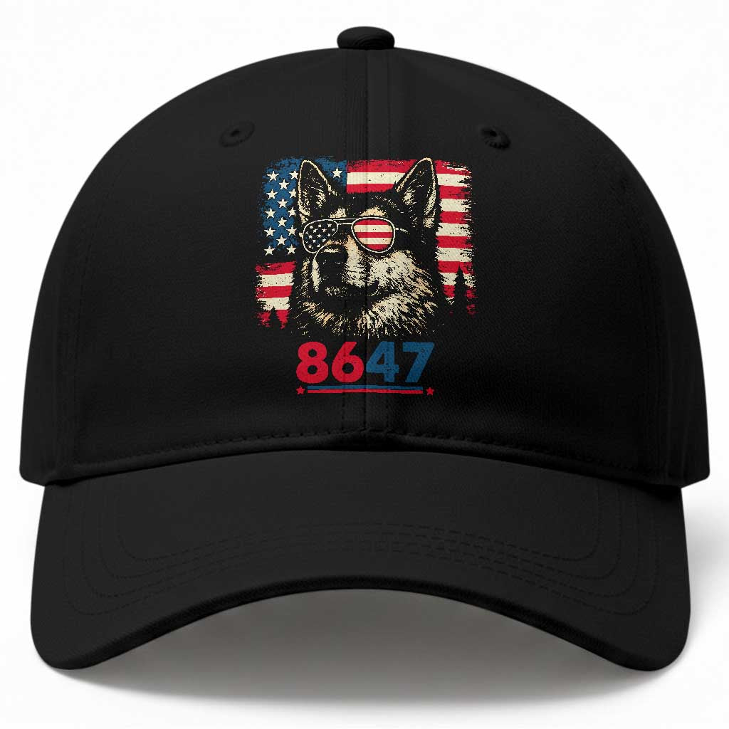 Vintage Patriotic German Shepherd 1776 Graphic Baseball Cap American Flag Sunglasses Cool Dog 4th of July Distressed