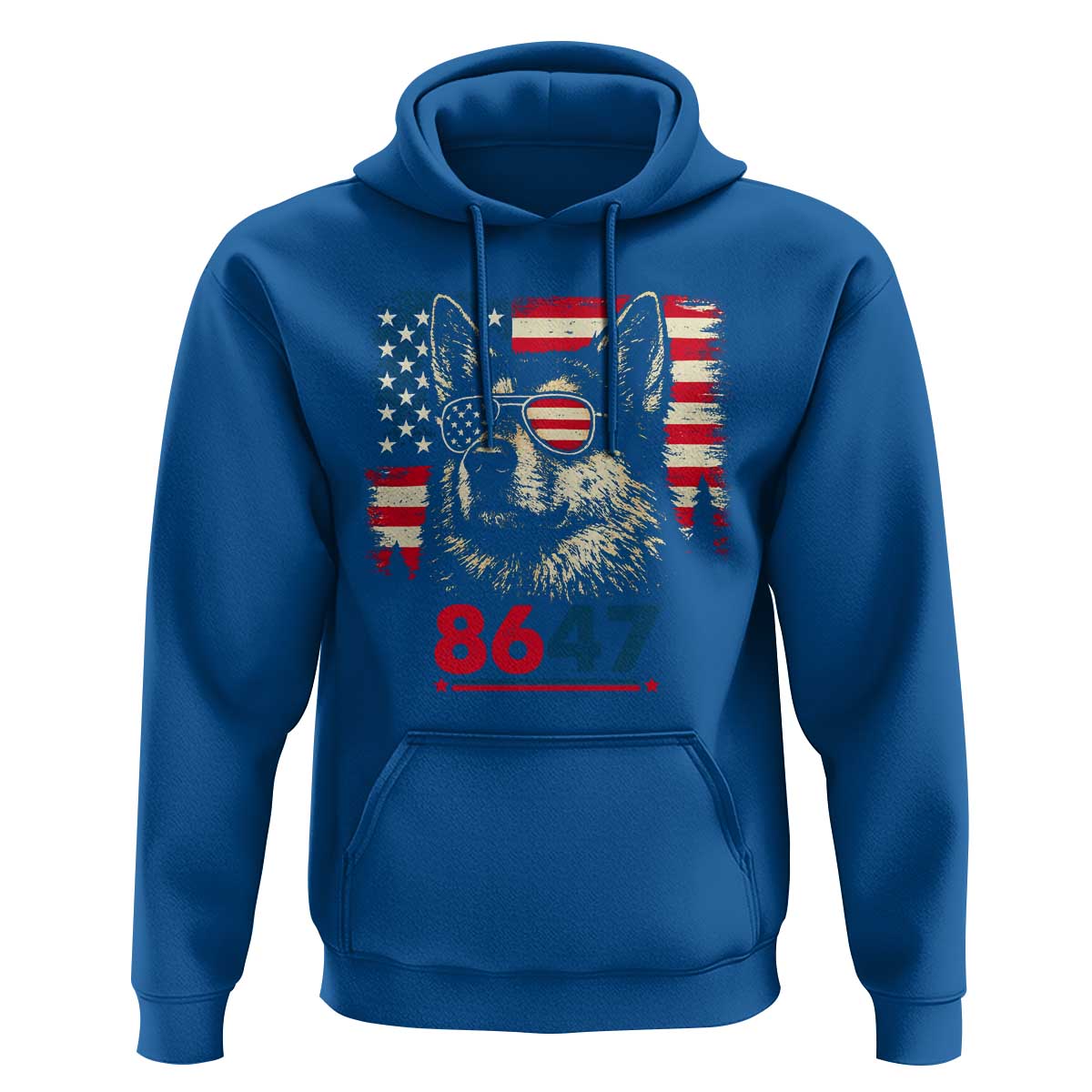 Vintage Patriotic German Shepherd 1776 Graphic Hoodie American Flag Sunglasses Cool Dog 4th of July Distressed
