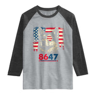 Vintage Patriotic German Shepherd 1776 Graphic Raglan Shirt American Flag Sunglasses Cool Dog 4th of July Distressed