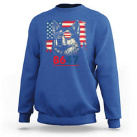 Vintage Patriotic German Shepherd 1776 Graphic Sweatshirt American Flag Sunglasses Cool Dog 4th of July Distressed