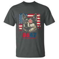 Vintage Patriotic German Shepherd 1776 Graphic T Shirt American Flag Sunglasses Cool Dog 4th of July Distressed