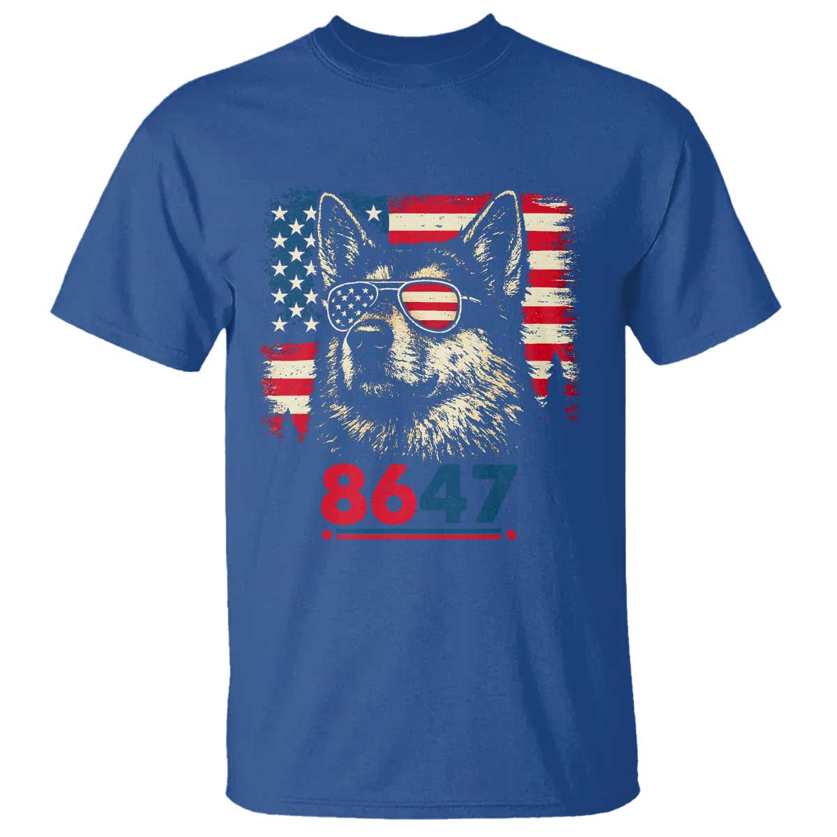Vintage Patriotic German Shepherd 1776 Graphic T Shirt American Flag Sunglasses Cool Dog 4th of July Distressed