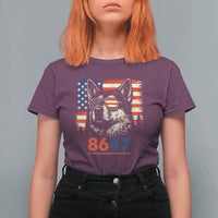 Vintage Patriotic German Shepherd 1776 Graphic T Shirt For Women American Flag Sunglasses Cool Dog 4th of July Distressed