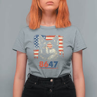 Vintage Patriotic German Shepherd 1776 Graphic T Shirt For Women American Flag Sunglasses Cool Dog 4th of July Distressed