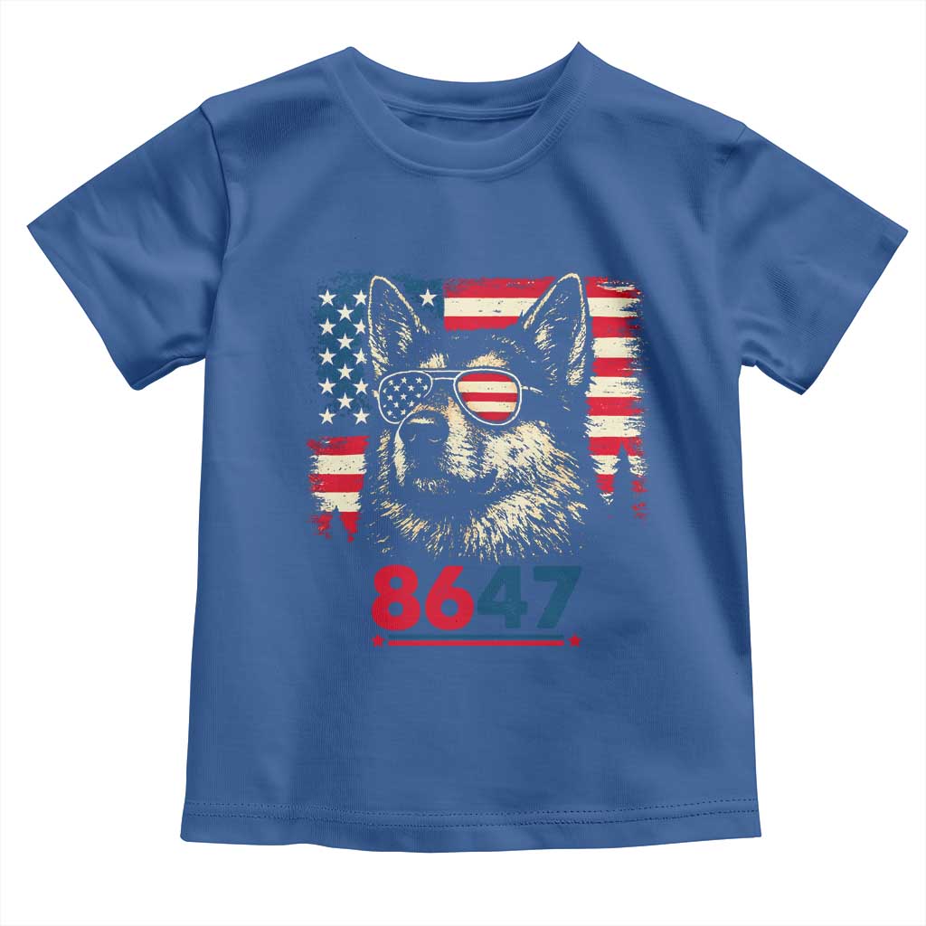 Vintage Patriotic German Shepherd 1776 Graphic Toddler T Shirt American Flag Sunglasses Cool Dog 4th of July Distressed