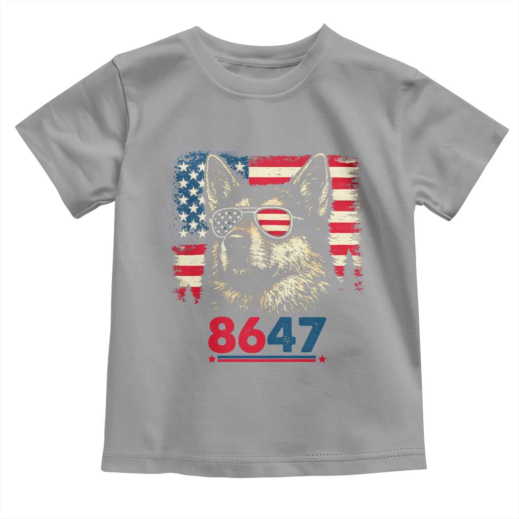 Vintage Patriotic German Shepherd 1776 Graphic Toddler T Shirt American Flag Sunglasses Cool Dog 4th of July Distressed