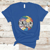 The Future Is Inclusive LGBT Gay Pride Month Retro Groovy T Shirt - Wonder Print Shop