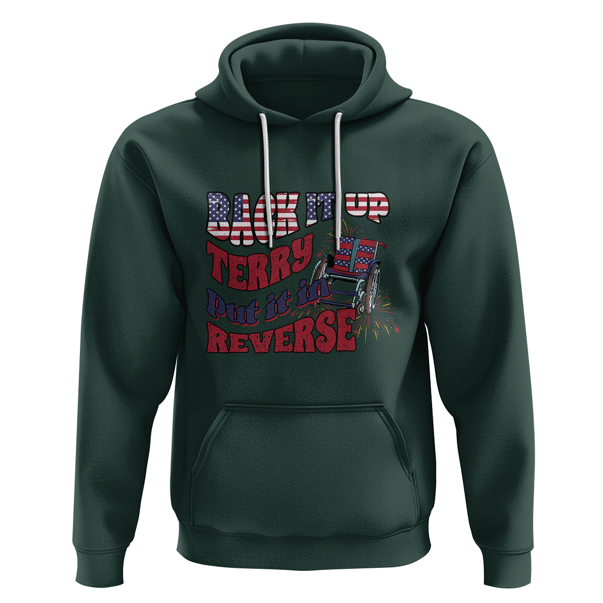 Funny 4th Of July Hoodie Back Up Terry Put It In Reverse Fireworks Retro Groovy - Wonder Print Shop