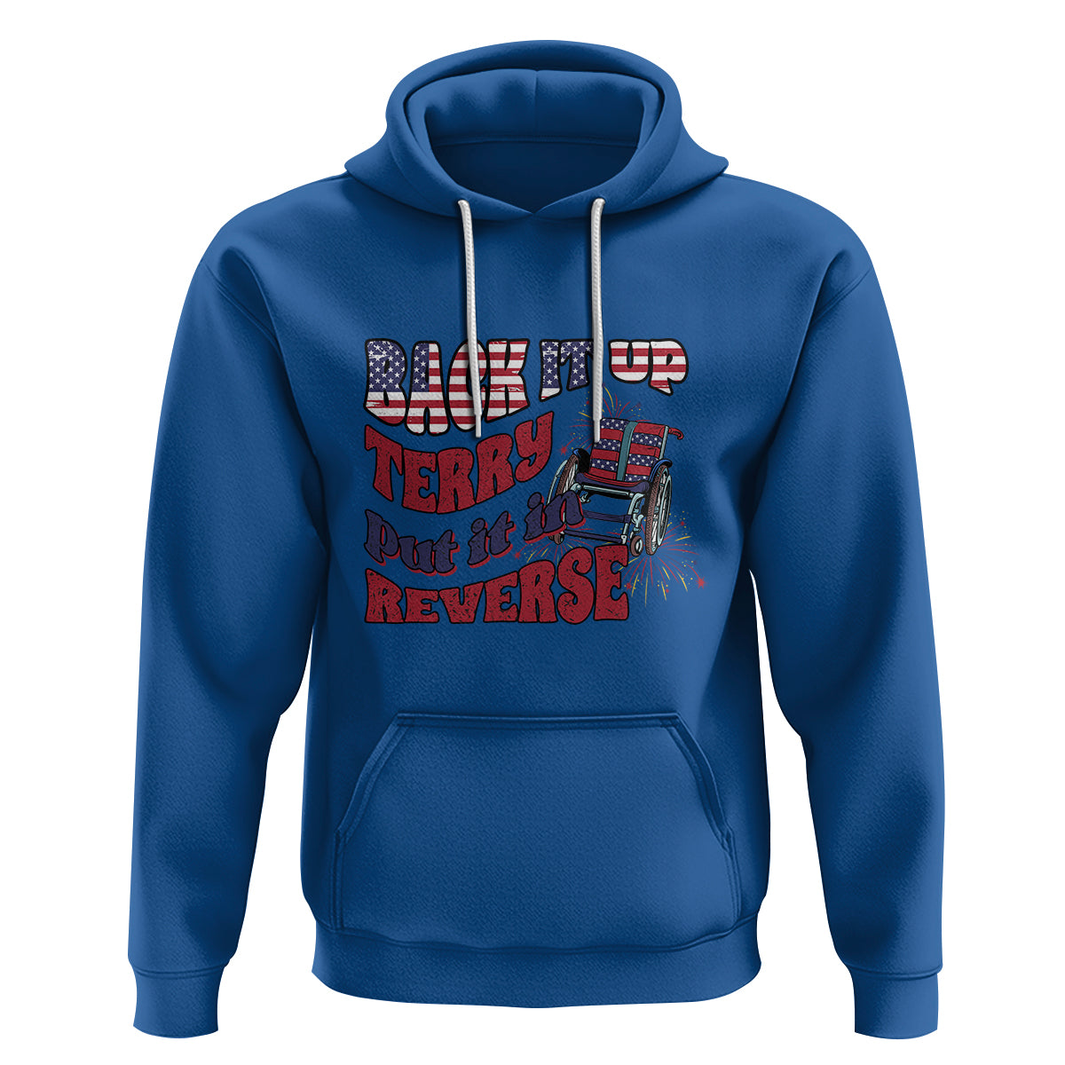 Funny 4th Of July Hoodie Back Up Terry Put It In Reverse Fireworks Retro Groovy - Wonder Print Shop