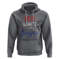 Funny 4th Of July Hoodie Red White And Boujee Fireworks Retro America - Wonder Print Shop