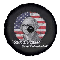 Funny George Washington Spare Tire Cover Suck it England Patriotic Saying 1776 4th of July US Flag