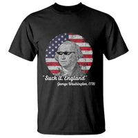 George Washington T Shirt Suck it England Funny Patriotic Saying 1776 4th of July US Flag - Wonder Print Shop