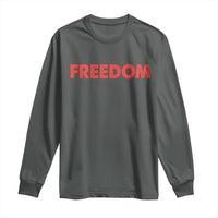 I'm Freedom Matching Couple Long Sleeve Shirt Funny Patriotic Red White and Blue 4th of July