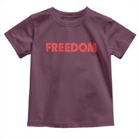 I'm Freedom Matching Couple Toddler T Shirt Funny Patriotic Red White and Blue 4th of July